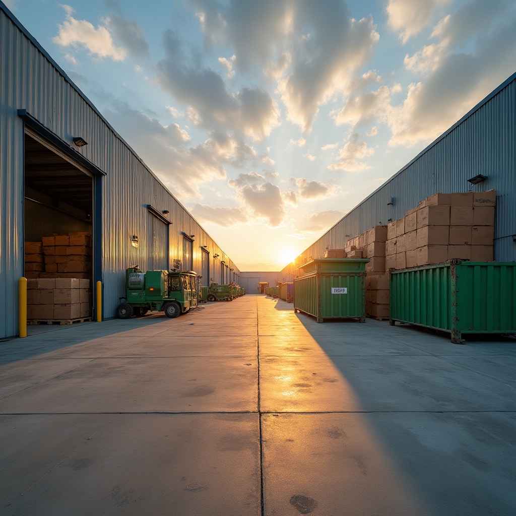 Пункт приёма вторсырья — общий вид предприятия